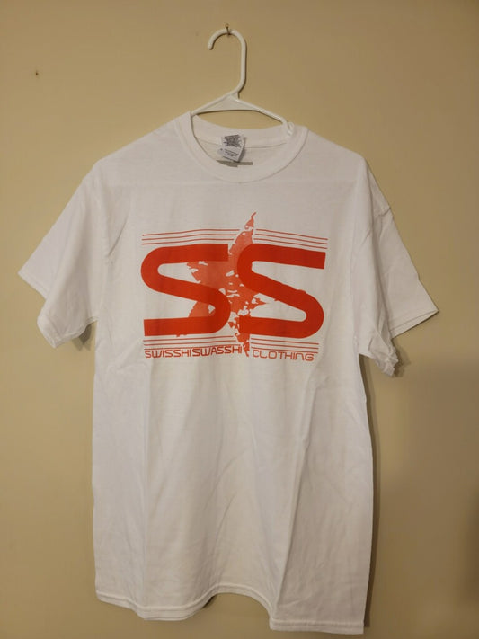 SS Orange & White T-Shirt